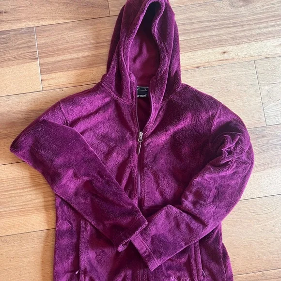 Marmot Fleece Zip-Up Hoodie - Picture 1 of 3